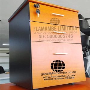 Blocos Rodados de 3 Gavetas com Chave – Praticidade e Segurança no Escritório!