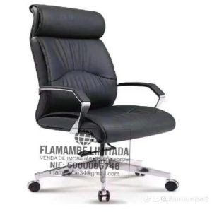 Cadeira Executiva Ergonômica com Costa Alta – Conforto e Elegância para seu Escritório