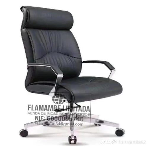 Cadeira Executiva Ergonômica com Costa Alta – Conforto e Elegância para seu Escritório